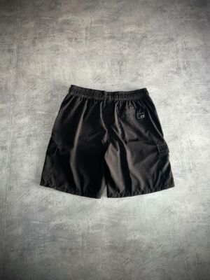 Shorts Stranger Tactel Cargo Letters Tag (Preto)