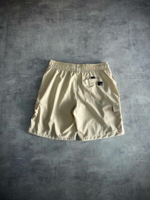 Shorts Stranger Tactel Cargo Letters Tag - Areia