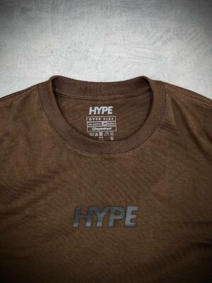 Camiseta Oversized HYPE - Marrom