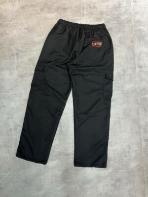 Calça Rip Stop Cargo Compton Logo - Preto