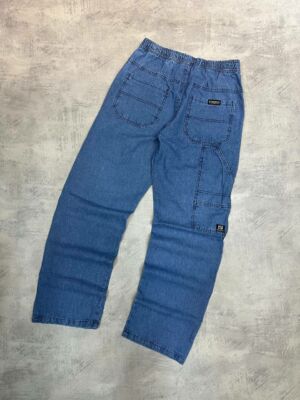 Calça Jeans Balão Reta Stranger (Azul Escuro)