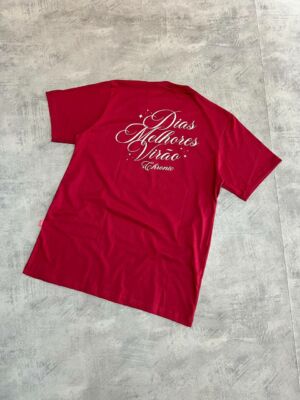 Camiseta Chronic Dias Melhores - Vermelho