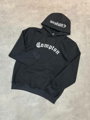 Moletom Compton Hoodie Basic - Preto